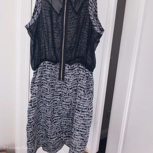 Sheer back summer dress